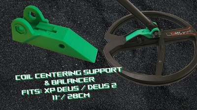 XP DEUS / DEUS 2 compatible coil support balancer- 11'' / 28cm BALANCE! -GREEN