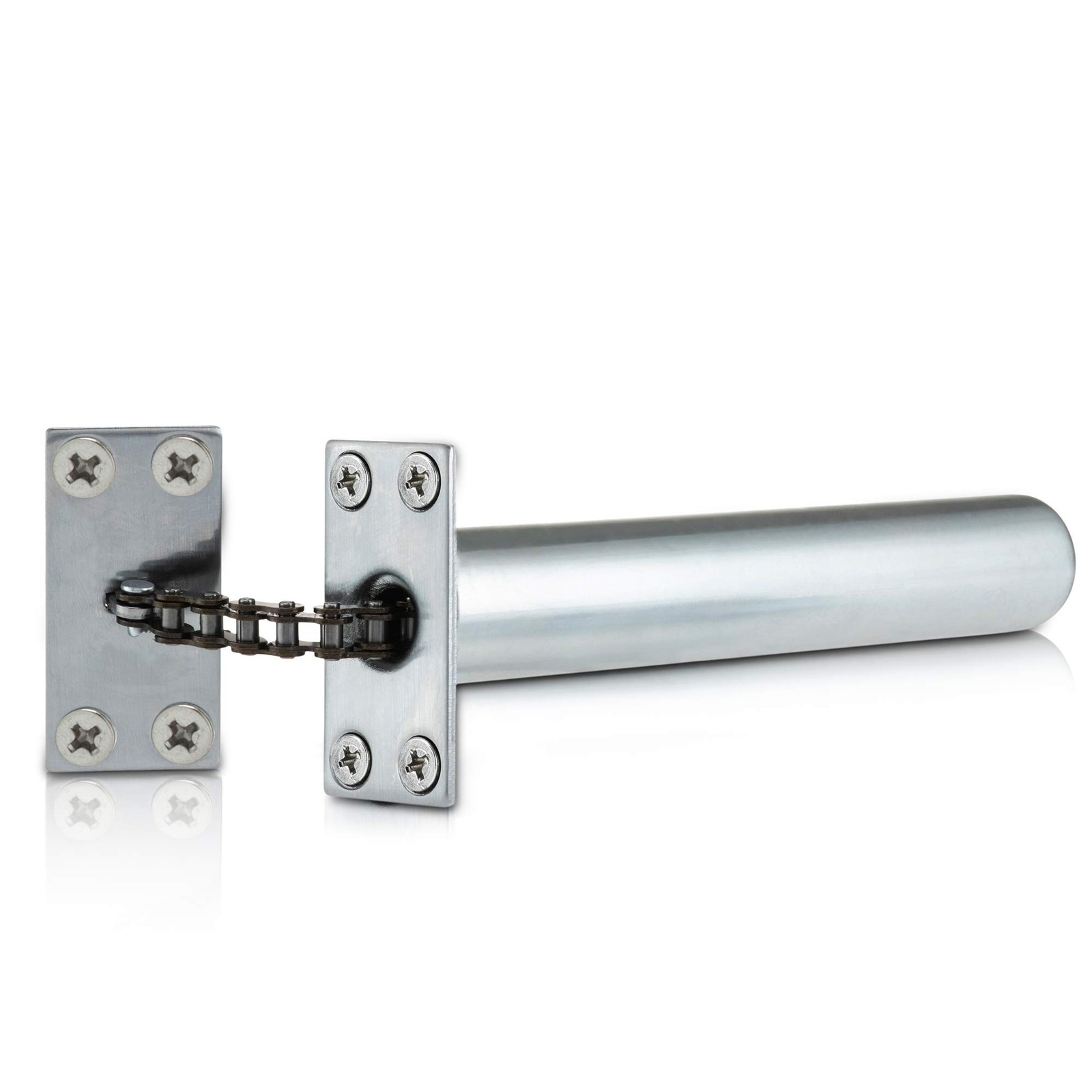 XFORT® Satin Chrome Concealed Door Closer for Internal Doors, Soft Close, Aut...