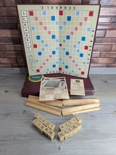 Scrabble Board Game Selchow & Righter Co. 1948 Complete