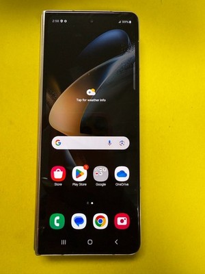 Samsung Galaxy Z Fold 4 5G SM-F936U 512GB - Beige (Unlocked) Doesn't Open Fully