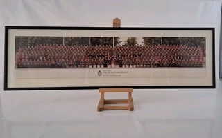 Framed The Queens Regiment '1st Battalion' 19 June 1980 Photo Gillman & Soame