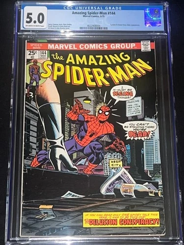 Amazing Spider-Man #144 - CGC 5.0 - Gwen Clone Appearance  - 1975