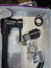Cooke & Lewis Katiki Black Kitchen Pin side lever Tap  961 