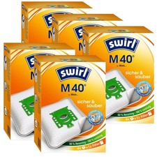 5 x Swirl M 40 MP Plus AirSpace Staubsaugerbeutel Staubbeutel Microvlies