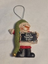 Best Teacher Ever Christmas Ornament