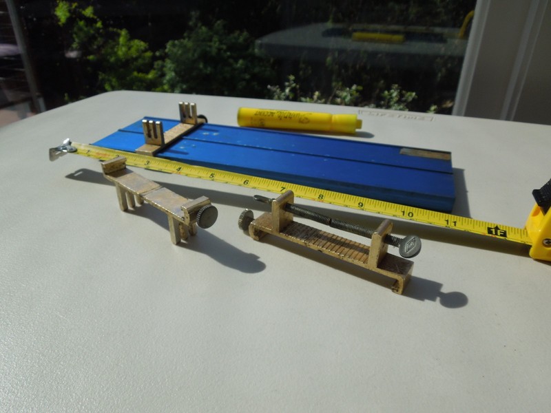 Vintage Russkit Ajust Jig for Slot Cars:  3" x 11"
