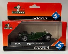 Solido 4002 1:43 Scale Jaguar SS100 Green Diecast Model