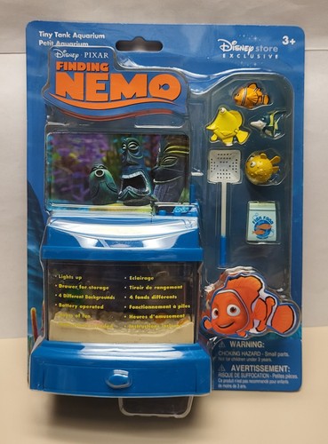 Disney Store Exclusive Pixar Finding Nemo Tiny Tank Aquarium used complete RARE