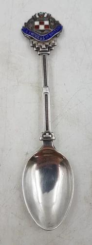 Vintage Sterling Silver Souvenir Spoon S.S Empress of Britain Birmingham 1936