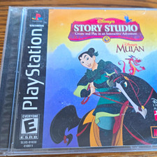 Disney's Story Studio: Mulan PS1 NewKidCo E NTSC-U/C 1998 w/ Case Manual