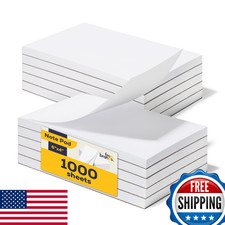FMP Brands 10 Pack 4x6 Note Pads, 100 Sheets Each, Writing Scratch Memo Pad