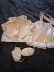 Boys 0-3 Mo Christening Outfits White W Booties — photo 1