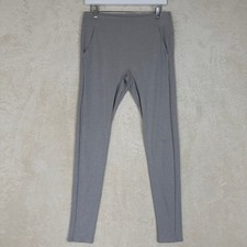 LUNYA Women's Medium Light Gray Lounge Pants Made in USA Supima Cotton Luxury
