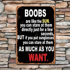 Sarcastic Tin Metal Signs Home D cor 8x12 Vintage,Funny Humorous Funny Poster,fo