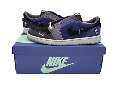 Nike Air Jordan 1 Low Zion Williamson Voodoo Alternate Blue Lila EU44,5 45 47,5