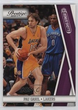 2010-11 Prestige Bonus Shots Purple 39/49 Pau Gasol #51 HOF 0uo9
