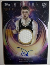2025 Topps Midnight Danny Wolf Rookie Autograph Patch Twilight /199 Nets RPA