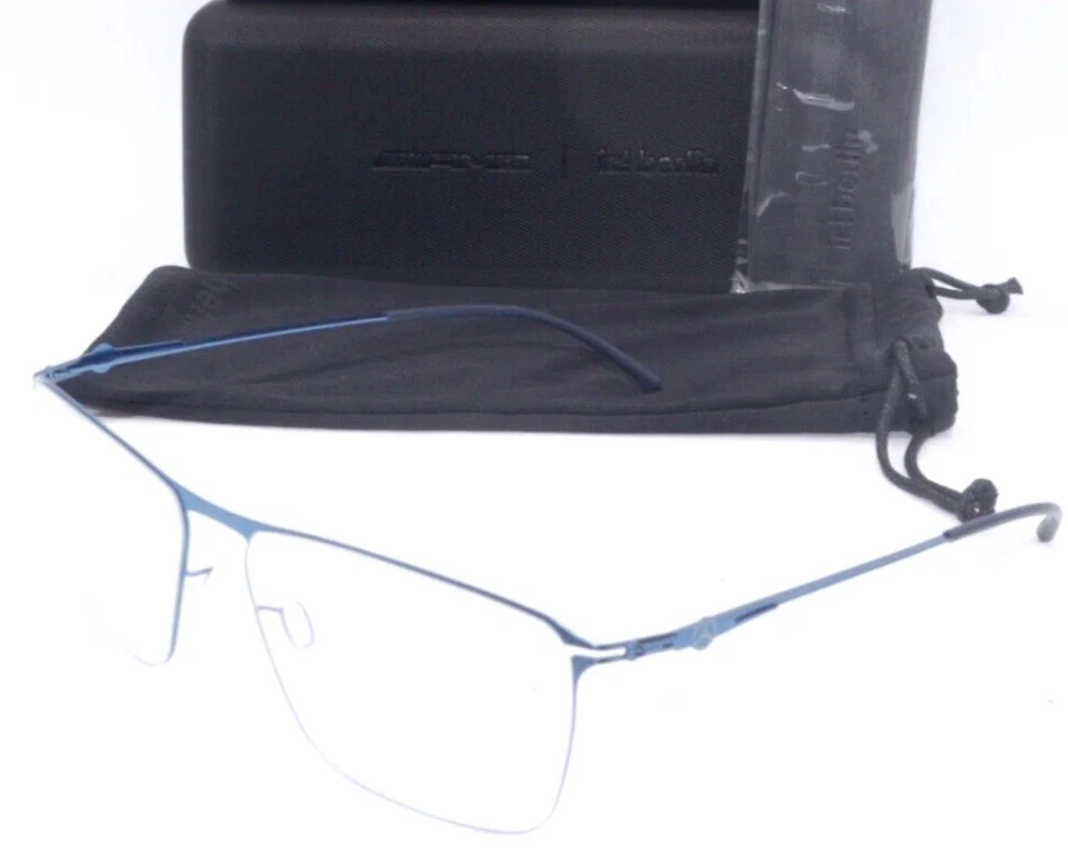 СОВЕРШЕННО НОВАЯ IC! БЕРЛИН МЕРСЕДЕС БЕНЦ MB 08 ЭЛЕКТРИЧЕСКИЙ СИНИЙ AUTHENTC ОЧКИ 55-14 - Изображение 3 из 4