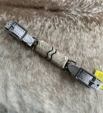 Hair On Cowhide Western Curb Chain New Horse Tack FREE SHIPPING