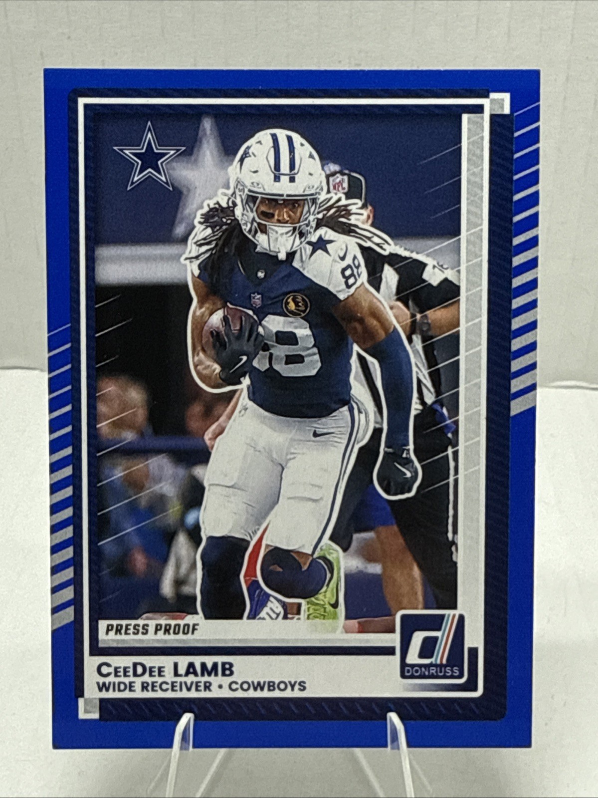 2025 Panini Donruss - CeeDee Lamb #29 Press Proof Blue