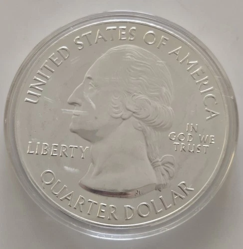 2011 5 OZT Washington OLYMPIC QUARTER 5 Troy Ounces .999 Fine Silver 5 FINE OZT