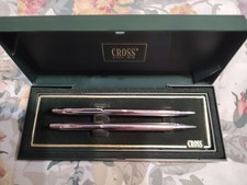 Cross Chrome Ball Point Pen 0.5mm Pencil USA