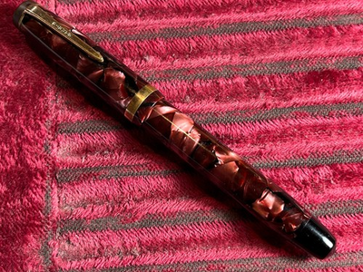 #ad #ad 1937 Parker Challenger with nice semi flex 14K nib $149.00