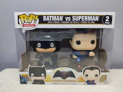 Funko Pop Heroes Batman vs Superman Metalik 2-pak Zabawki R Us Exclusive