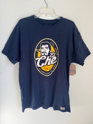 NWT VTG Graphic T-Shirt El Che Guevara Men's Large 90s Blue La B Del M