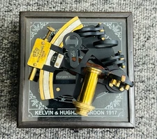 Nautical sextant 4'' black powder coated brass nautical sextant navigation item