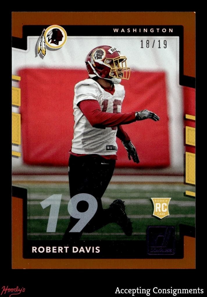 Robert Davis Panini Donruss #367 Jersey Number