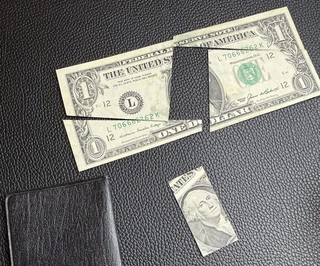 🔥Vintage “George Washington Vanishes“ Dollar Bill Puzzle RARE!!!!!🔥🔥