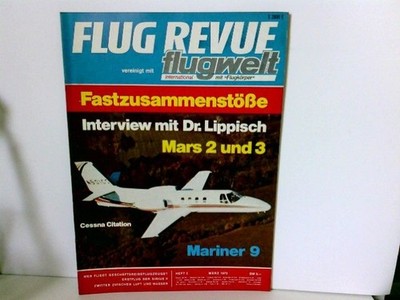 Flug Revue vereinigt mit flugwelt international mit Flugkörper Heft 03/1972 Dive