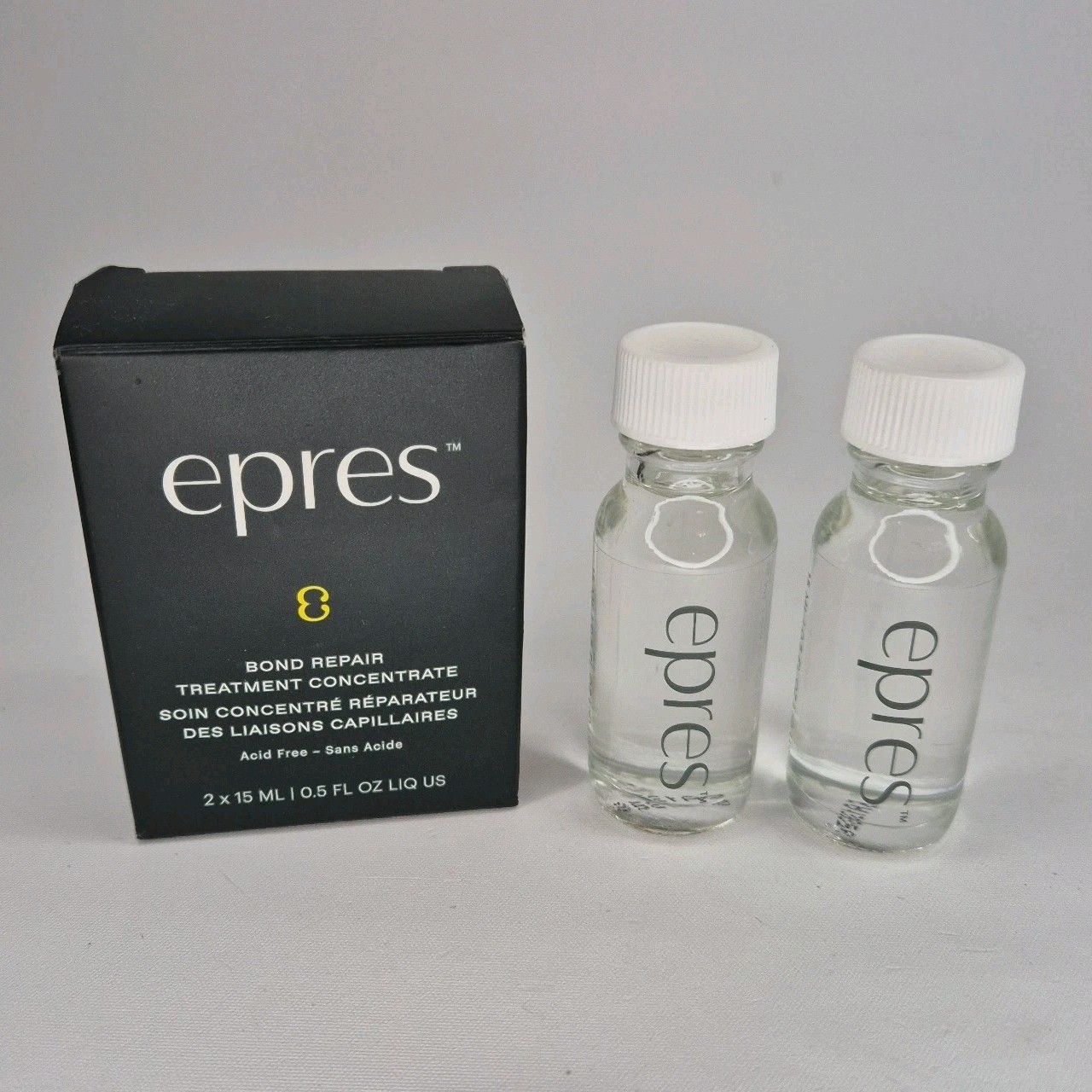 Epres Bond Repair Treatment Refill 2 x 15ml Hair Concentrate Damaged Hair Care