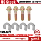 For Tesla Model S/X Inner tire wear solution - Camber Shims 1.5 degree reduction