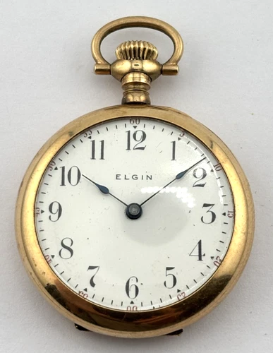 Elgin Antique Mechanical Pocket Watch 7J  0s  Gr.320  11947582 DOESN'T WORK