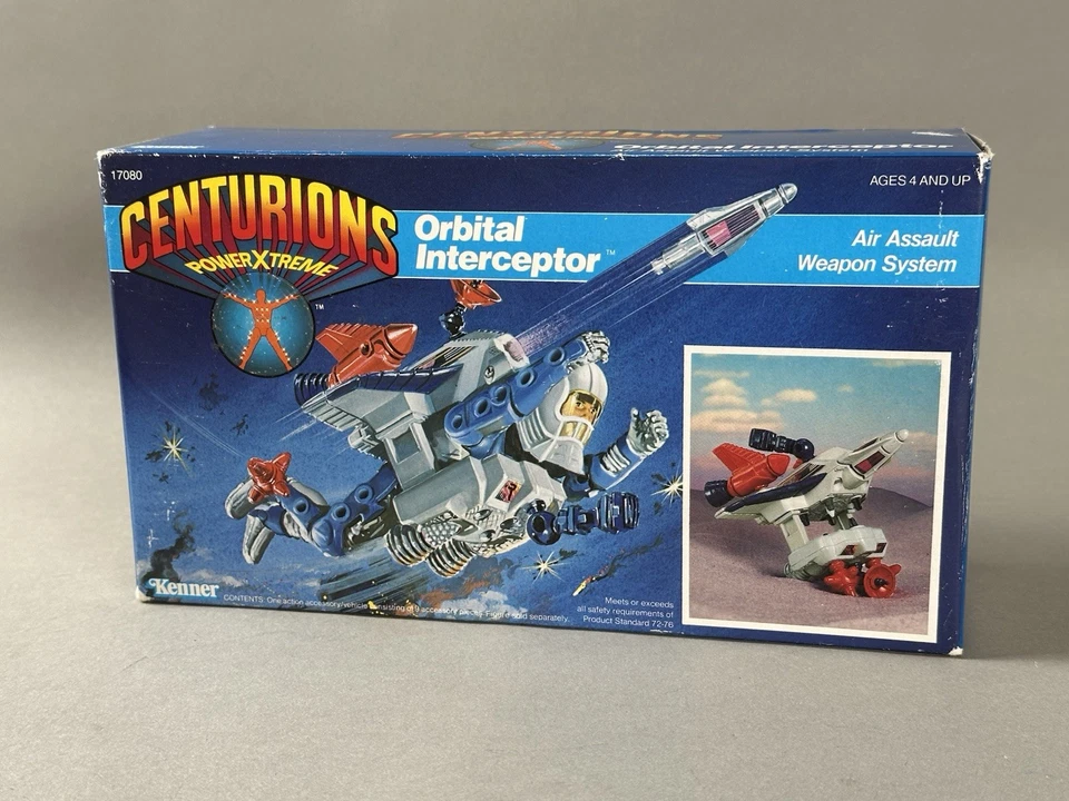 Sistema de armas interceptor orbital Kenner Centurions 1986 de colección nuevo en caja sellado Foto 2 de 4
