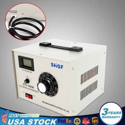 110V 0-300V STG-1000W Variac Autotransformer Voltage Regulator Power Supply AC