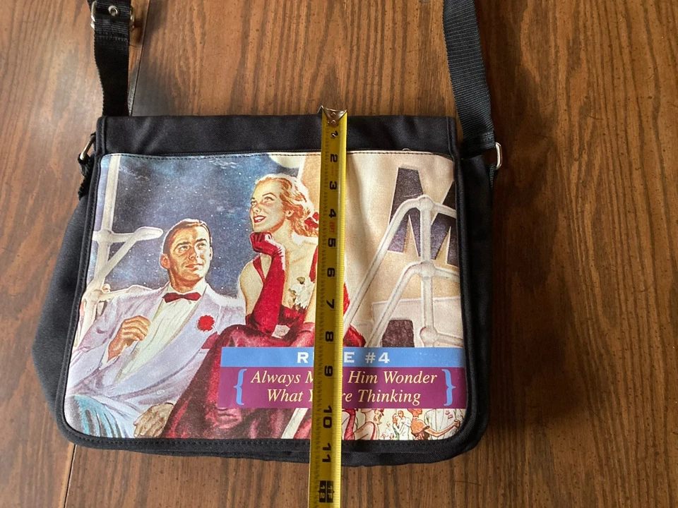 Reliquia Bolso de Mano Monedero Bandolera Negro De Colección Imagen Regla #4 Siempre Hazlo Maravilla Foto 4 de 4