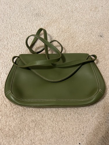 Neu ohne Etikett Damen olivgrün Bandolino Handtasche Geldbeutel Riemen 11 x 6,5 x 1 Zoll - Bild 4 von 10