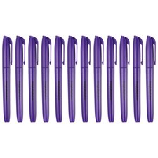 PATIKIL Purple Highlighter, 12 Pack High Lighters 1 Count Pack of 1 ,