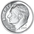 2006 S SILVER ROOSEVETT DIME
