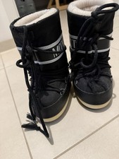 Moon Boots Kinder Größe 23 - 26 Schwarz Winterstiefel