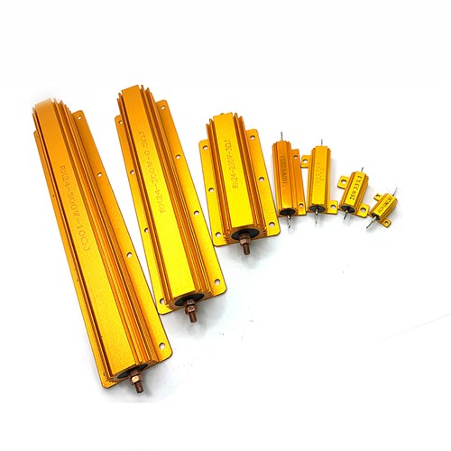 100W,200W,300W,500W Golden Aluminium Load Resistor Wirewound 0.1 ohm to 10K ohm - Picture 2 of 5