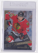 2015-16 UPPER DECK SPX ROOKIES INSERT ERIK GUSTAFSSON #106 CHICAGO BLACKHAWKS