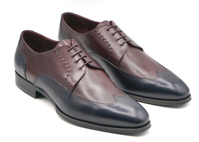 NWT STEFANO RICCI Leather  EAGLE Shoes Eu 43 Uk 9 Us 10 (SR801)
