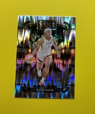 Jackie Young 2023-24 Select WNBA Silver Flash Prizm Card #38