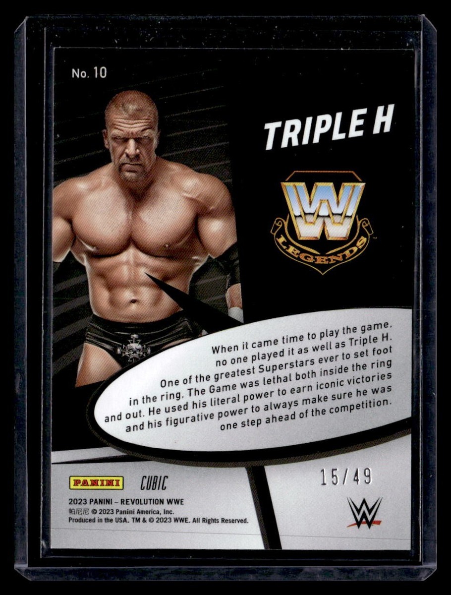 2023 PANINI REVOLUTION WWE TRIPLE H CUBIC STAR GAZING /49 | eBay