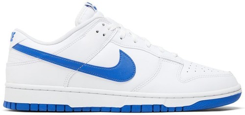 Nike Dunk Low White Hyper Royal DV0831-104 Ship Now - Picture 1 of 8