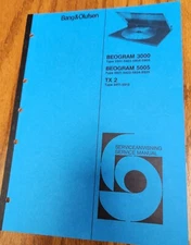 Bang & Olufsen Beogram 3000/5005 Service Manual - Original